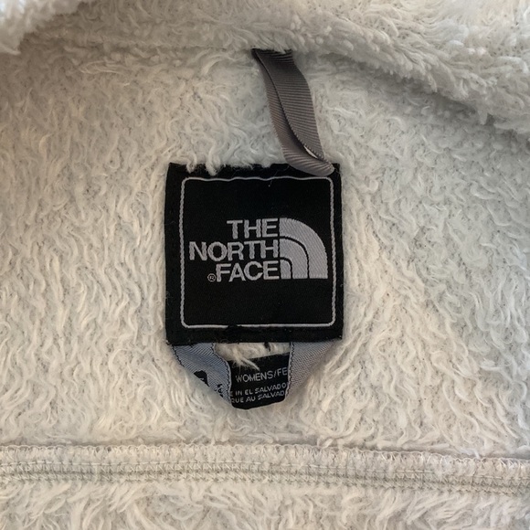 White and gray North Face Jacket - Picture 3 of 4